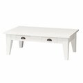 Coffee table Milton white 130x75x45cm