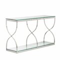 Console table Dubai silver 140x40x80